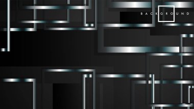 Modern Soyut Vektör Kutusu Arka Plan. beyaz degrade şeritler ile. eps 10 şablonu