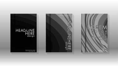 Geometrik tasarım arka planlı kapak kitabı.