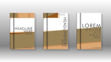 Kapak kitabı kavramı soyut geometrik arka plan renk ve şekillerin bir kombinasyonu ile