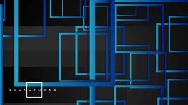 Vektör Modern Soyut Kareler Arka Planlar . siyah yeşil degrade ile. eps 10 şablonu