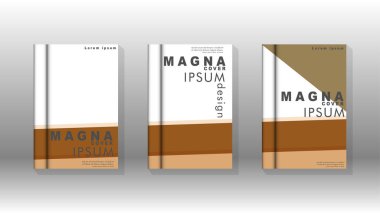 Kapak kitabı kavramı soyut geometrik arka plan renk ve şekillerin bir kombinasyonu ile