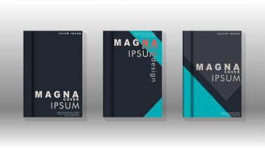 Soyut kitap kapağı düzeninin arka planı. Broşürler, dergiler, vektör şablonları vb. için. Modern tasarımlar Eps 10'da geometrik desenler oluşturur