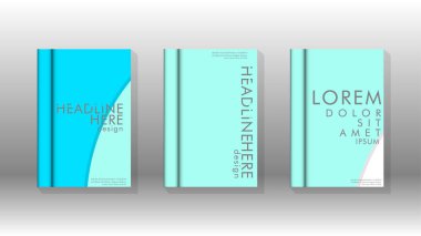 Kurumsal iş yıllık rapor kitap kapağı broşür el ilanı posteri için soyut düşük daire şekil arka plan. Eps10 vektör şablonu