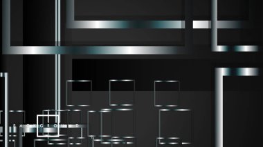 Modern Soyut Vektör Kutusu Arka Plan. beyaz degrade şeritler ile. eps 10 şablonu