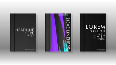 Kitap Kapağı renkli geometrik arka planlar.