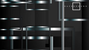 Modern Soyut Vektör Kutusu Arka Plan. beyaz degrade şeritler ile. eps 10 şablonu