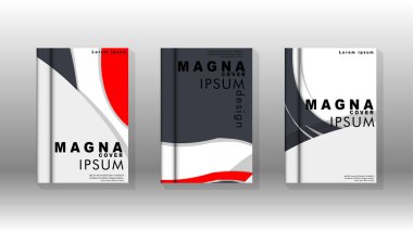 Arka kapak sıvı elemanları ile. Tasarım kavramı kitap. Fütüristik iş düzeni. Dijital poster şablonu. Tasarlamak vektör - eps10