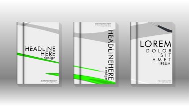 Arka kapak sıvı elemanları ile. Tasarım kavramı kitap. Fütüristik iş düzeni. Dijital poster şablonu. Tasarlamak vektör - eps10