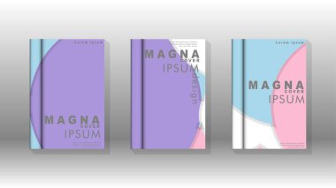 Posterler, kapaklar, broşürler, şirket yıllık iş, vb için soyut daire şekil arka planlar.