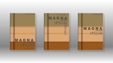 Kapak kitabı kavramı soyut geometrik arka plan renk ve şekillerin bir kombinasyonu ile