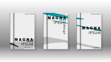 Arka kapak sıvı elemanları ile. Tasarım kavramı kitap. Fütüristik iş düzeni. Dijital poster şablonu. Tasarlamak vektör - eps10