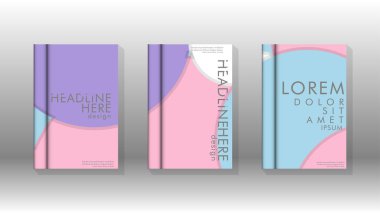 Posterler, kapaklar, broşürler, şirket yıllık iş, vb için soyut daire şekil arka planlar.