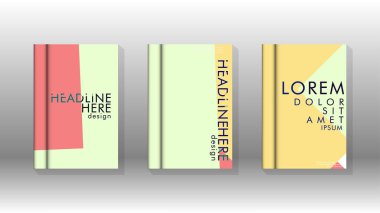 Soyut kitap kapağı düzeninin arka planı. Broşürler, dergiler, vektör şablonları vb. için. Modern tasarımlar Eps 10'da geometrik desenler oluşturur