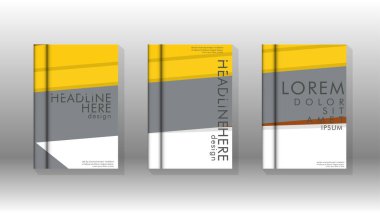 Kapak kitabı kavramı soyut geometrik arka plan renk ve şekillerin bir kombinasyonu ile