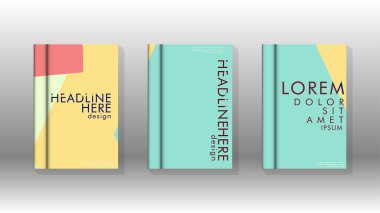 Soyut kitap kapağı düzeninin arka planı. Broşürler, dergiler, vektör şablonları vb. için. Modern tasarımlar Eps 10'da geometrik desenler oluşturur