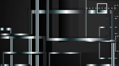 Modern Soyut Vektör Kutusu Arka Plan. beyaz degrade şeritler ile. eps 10 şablonu