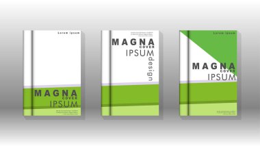 Kapak kitabı kavramı soyut geometrik arka plan renk ve şekillerin bir kombinasyonu ile