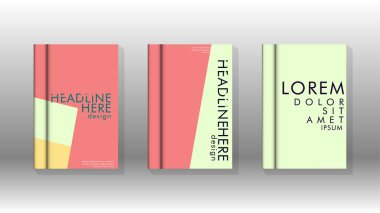 Soyut kitap kapağı düzeninin arka planı. Broşürler, dergiler, vektör şablonları vb. için. Modern tasarımlar Eps 10'da geometrik desenler oluşturur