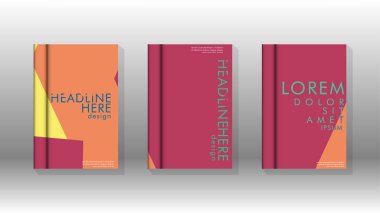 Soyut kitap kapağı düzeninin arka planı. Broşürler, dergiler, vektör şablonları vb. için. Modern tasarımlar Eps 10'da geometrik desenler oluşturur
