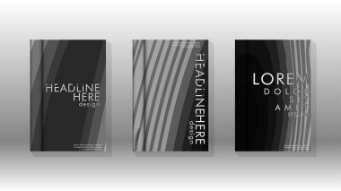 Geometrik tasarım arka planlı kapak kitabı.