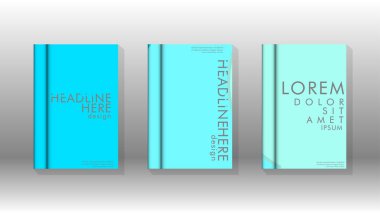 Kurumsal iş yıllık rapor kitap kapağı broşür el ilanı posteri için soyut düşük daire şekil arka plan. Eps10 vektör şablonu