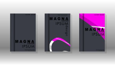 Arka kapak sıvı elemanları ile. Tasarım kavramı kitap. Fütüristik iş düzeni. Dijital poster şablonu. Tasarlamak vektör - eps10