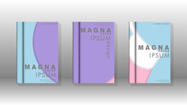 Posterler, kapaklar, broşürler, şirket yıllık iş, vb için soyut daire şekil arka planlar.