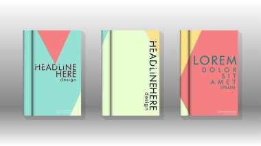 Soyut kitap kapağı düzeninin arka planı. Broşürler, dergiler, vektör şablonları vb. için. Modern tasarımlar Eps 10'da geometrik desenler oluşturur