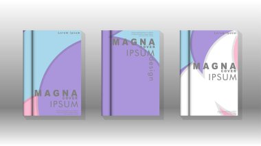 Kurumsal iş yıllık rapor kitap kapağı broşür el ilanı posteri için soyut düşük daire şekil arka plan. Eps10 vektör şablonu