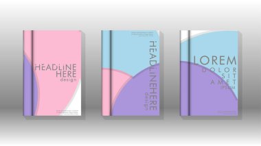 Posterler, kapaklar, broşürler, şirket yıllık iş, vb için soyut daire şekil arka planlar.