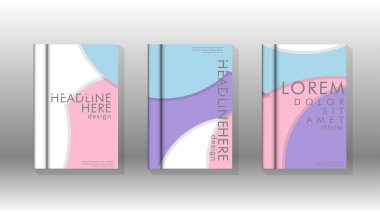 Minimal vektör tasarımı kapsar. Yuvarlak şekiller kompozisyon. Eps10 vektör şablonu