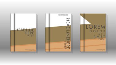 Kapak kitabı kavramı soyut geometrik arka plan renk ve şekillerin bir kombinasyonu ile