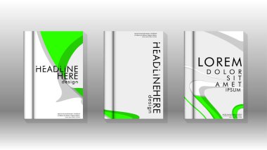 Arka kapak sıvı elemanları ile. Tasarım kavramı kitap. Fütüristik iş düzeni. Dijital poster şablonu. Tasarlamak vektör - eps10