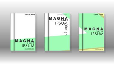 Kapak kitabı kavramı soyut geometrik arka plan renk ve şekillerin bir kombinasyonu ile
