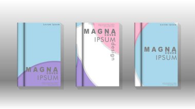 Minimal vektör tasarımı kapsar. Yuvarlak şekiller kompozisyon. Eps10 vektör şablonu