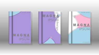 Posterler, kapaklar, broşürler, şirket yıllık iş, vb için soyut daire şekil arka planlar.