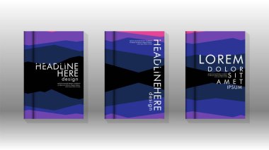 Kapak kitabı kavramı soyut geometrik arka plan renk ve şekillerin bir kombinasyonu ile