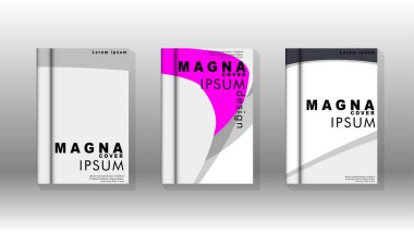 Arka kapak sıvı elemanları ile. Tasarım kavramı kitap. Fütüristik iş düzeni. Dijital poster şablonu. Tasarlamak vektör - eps10