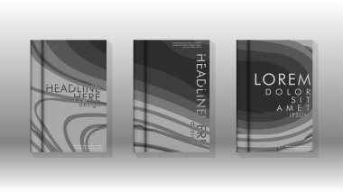 Geometrik tasarım arka planlı kapak kitabı.