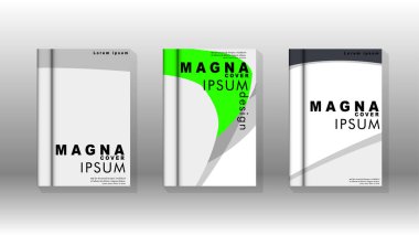 Arka kapak sıvı elemanları ile. Tasarım kavramı kitap. Fütüristik iş düzeni. Dijital poster şablonu. Tasarlamak vektör - eps10