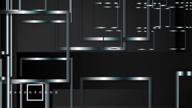 Modern Soyut Vektör Kutusu Arka Plan. beyaz degrade şeritler ile. eps 10 şablonu