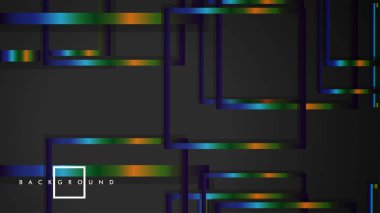 Modern Soyut Vektör Kutusu Arka Plan. renkli degrade şeritler ile. eps 10 şablonu