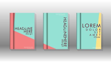 Soyut kitap kapağı düzeninin arka planı. Broşürler, dergiler, vektör şablonları vb. için. Modern tasarımlar Eps 10'da geometrik desenler oluşturur