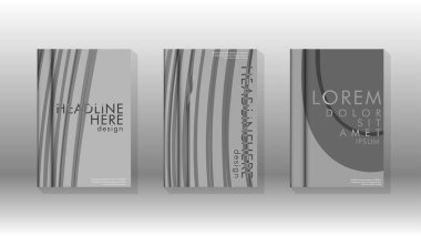 Geometrik tasarım arka planlı kapak kitabı.