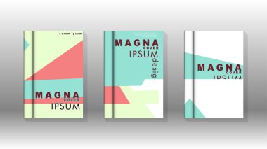Soyut kitap kapağı düzeninin arka planı. Broşürler, dergiler, vektör şablonları vb. için. Modern tasarımlar Eps 10'da geometrik desenler oluşturur