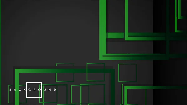 Vector moderne abstracte pleinen achtergronden. met een zwart groene gradiënt. EPS 10 template — Stockvector