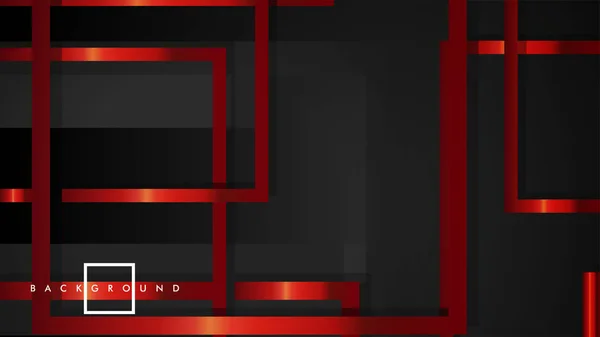 Vector Modern Abstract Squares Backgrounds. с черно-красным градиентом цвета металла. eps 10 шаблон — стоковый вектор