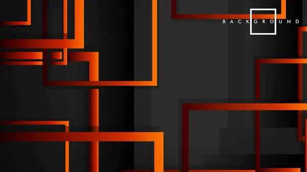 Vector moderne abstracte pleinen achtergronden. met een zwart rood oranje gradiënt. EPS 10 template — Stockvector