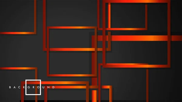 Vector moderne abstracte pleinen achtergronden. met een zwart oranje gradiënt. EPS 10 template — Stockvector