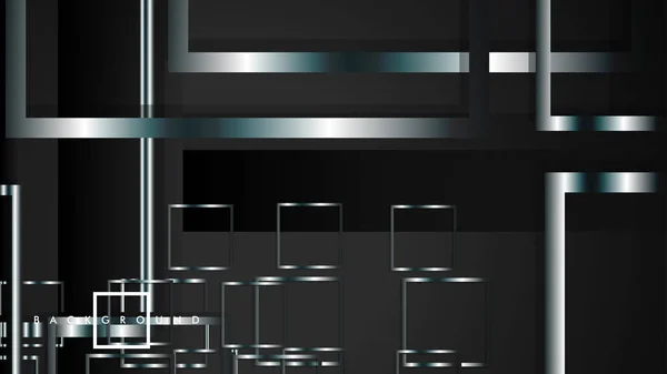 Modern Abstract Vector Box Arrière-plan. avec des bandes de dégradé blanc. Modèle eps 10 — Image vectorielle